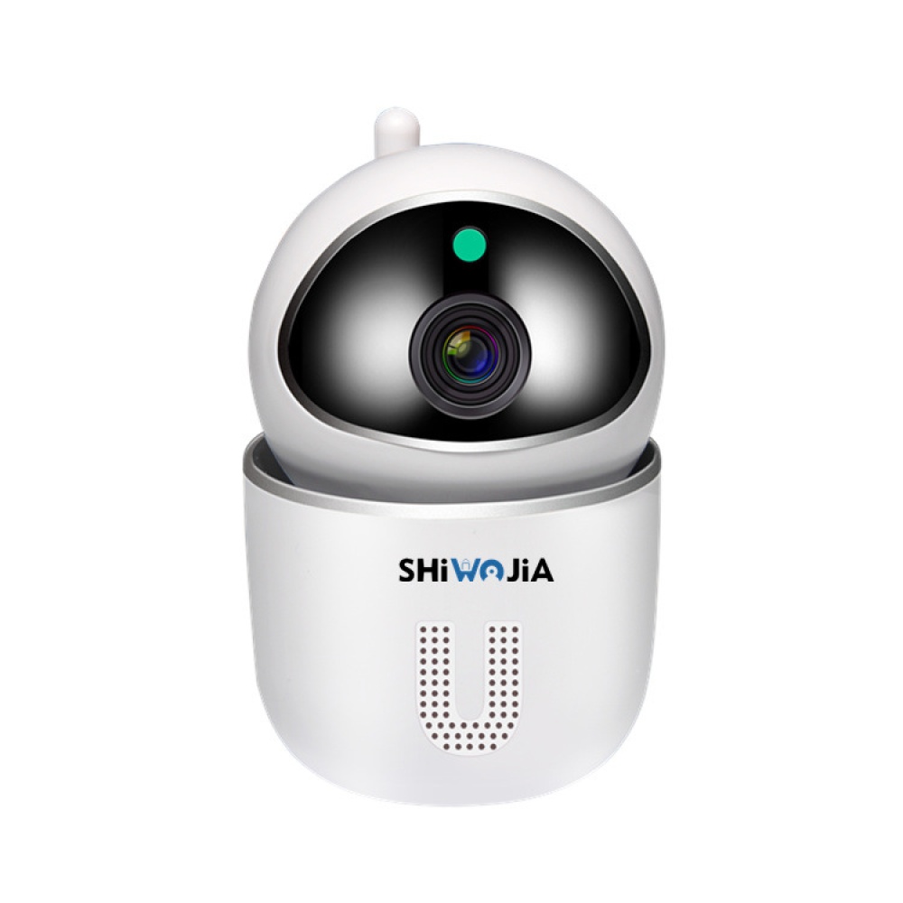 Camera Human Body Tracking WIFI Wireless Intelligent Automatic HD Network Surveillance for Indoor Home Security White_EU Plug