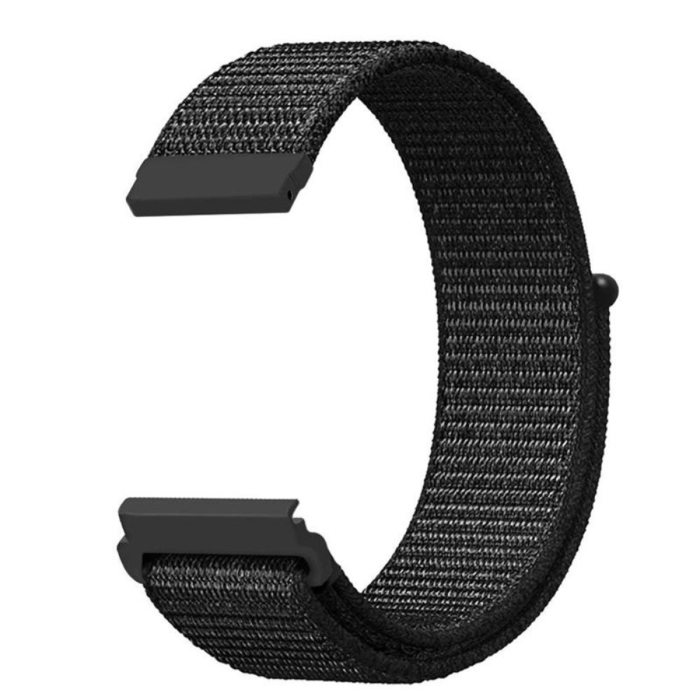 Colorful Canvas Watch Band Watch Strap for Xiaomi Watch Non-original - Black - Image 2