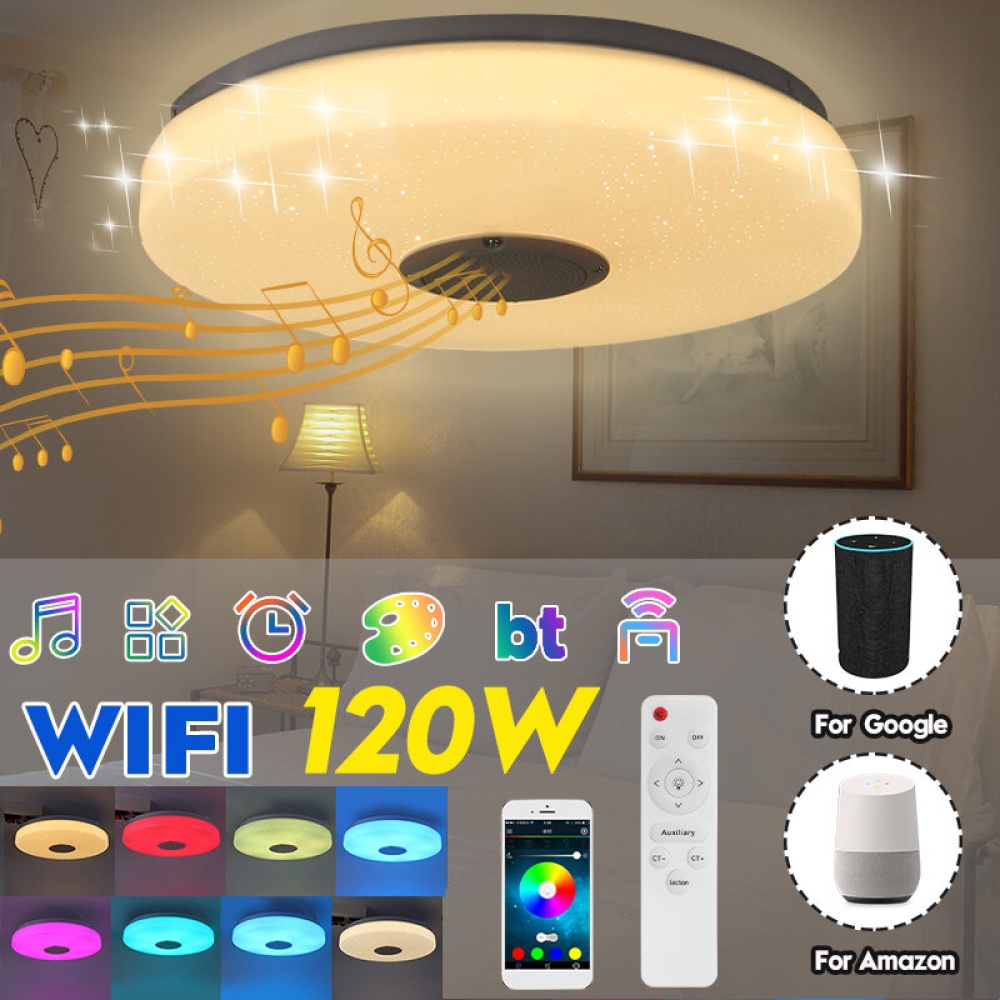 33cm LED Ceiling Lights Colorful DownLight Lamp Smart Control bluetooth WIFI APP Home - Image 2