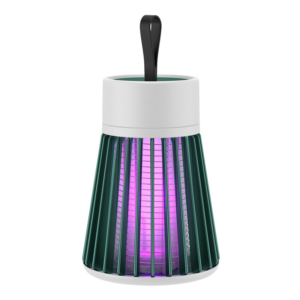 Electric Mosquito Killer Lamp USB Purple Light Trapping Repellent Mosquito Killer Mosquito Dispeller Low Noise - Grey Without Battery