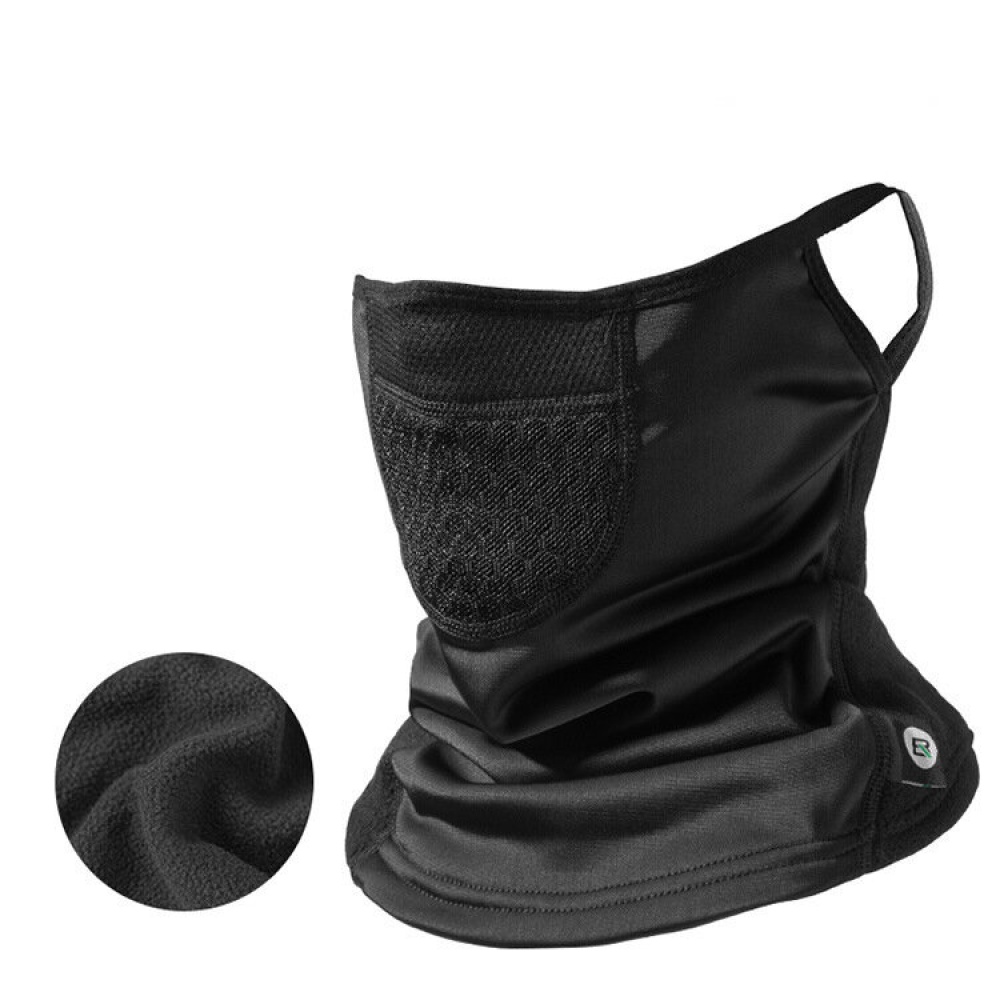 ROCKBROS Cycling Face Mask Windproof Outdoor Sports Riding Neck Scarf - Deep gray