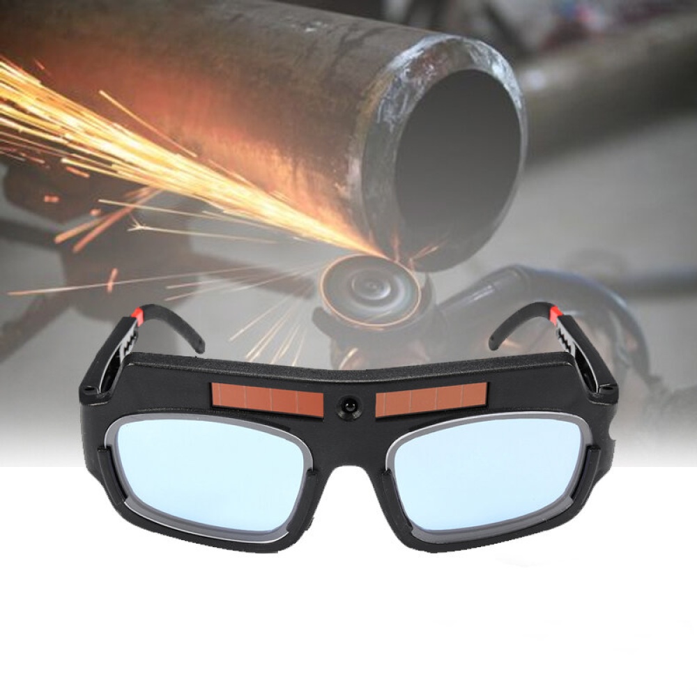 Solar Powered Auto Darkening Welding Mask Helmet Goggle Welders Glasses Arc PC Goggles For Welding Protection - Image 2