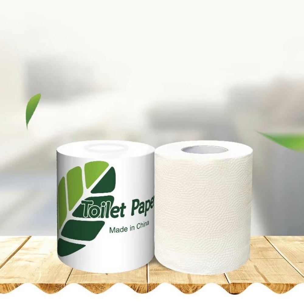 6/10 Rolls/Pack Unscented 3 Plys Toilet Paper Soft Tissue for Bathroom Kitchen Office Workshop Restaurant - 6pcs - Image 2