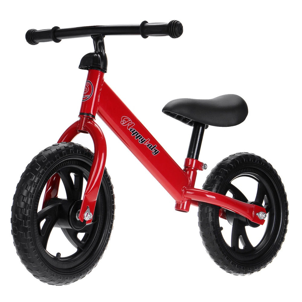 Kids Portable Adjustable No Pedal Best Balance Bike for Children Aged 2-7 Toddler Educational Bicycle Gift for Boys?Girls - Black - Image 2