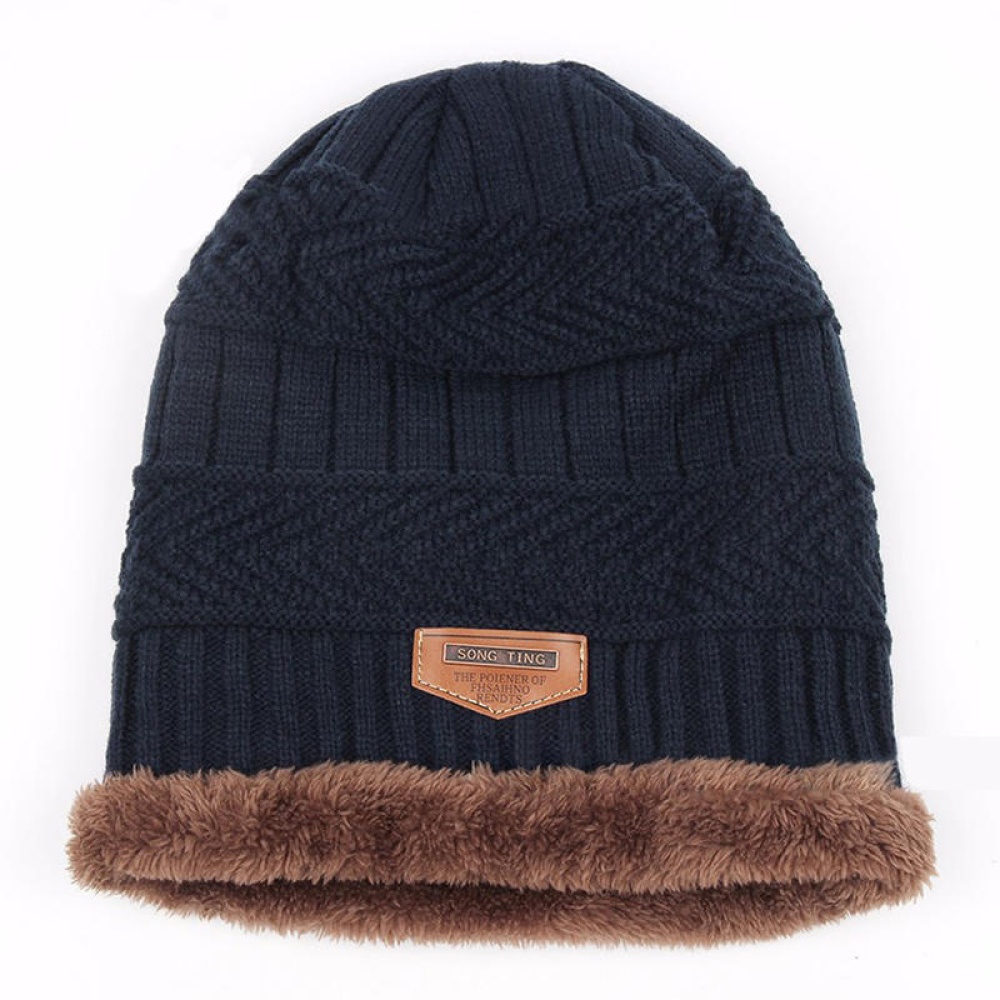 Men Women Knitted Hat Warmer Winter Hats Outdoor Sports Hunting Hiking - Black - Image 2