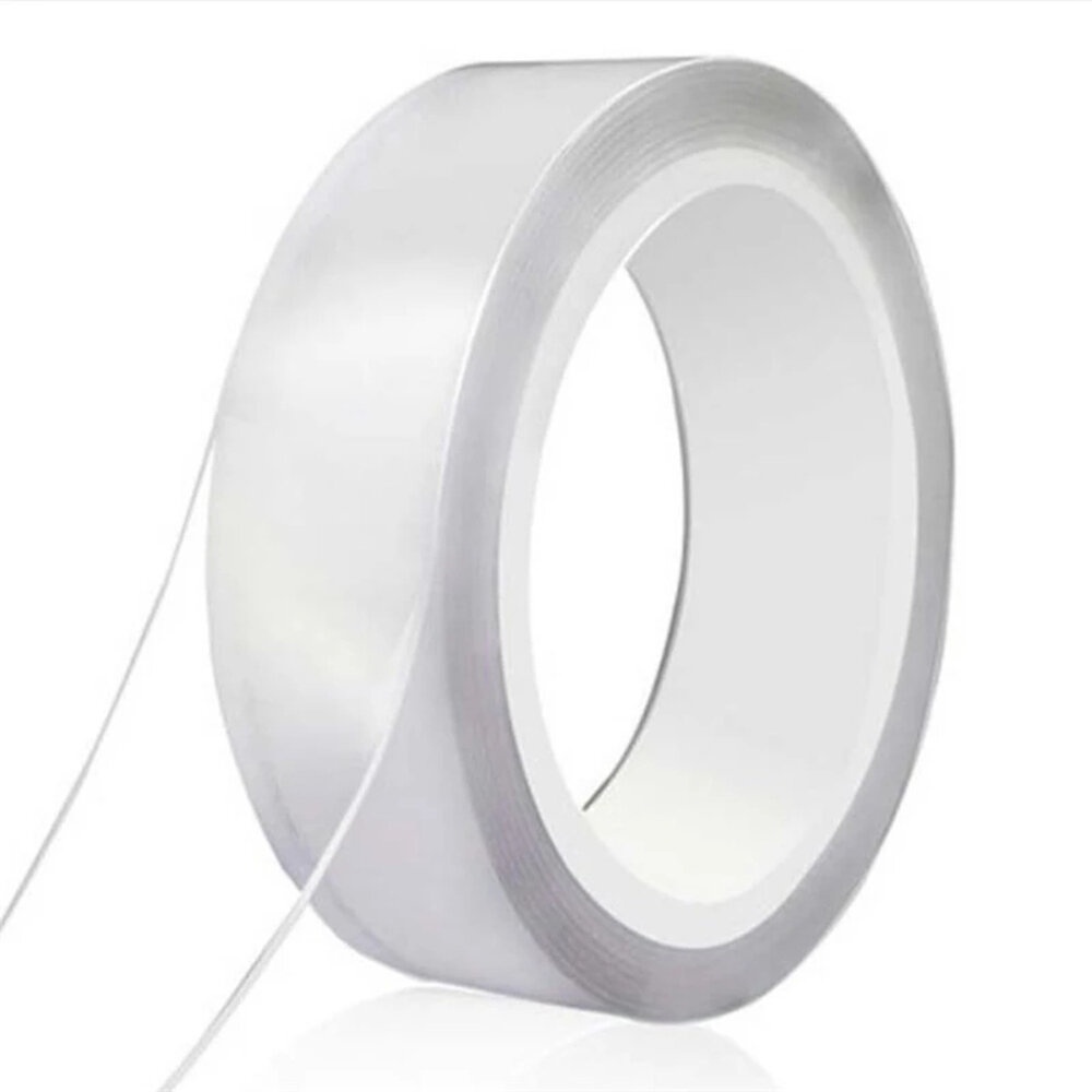 Nano Tape Double Sided Tape Transparent No Trace Reusable Waterproof Adhesive Tape Cleanable Home Tape - 2m*3cm*1mm - Image 2