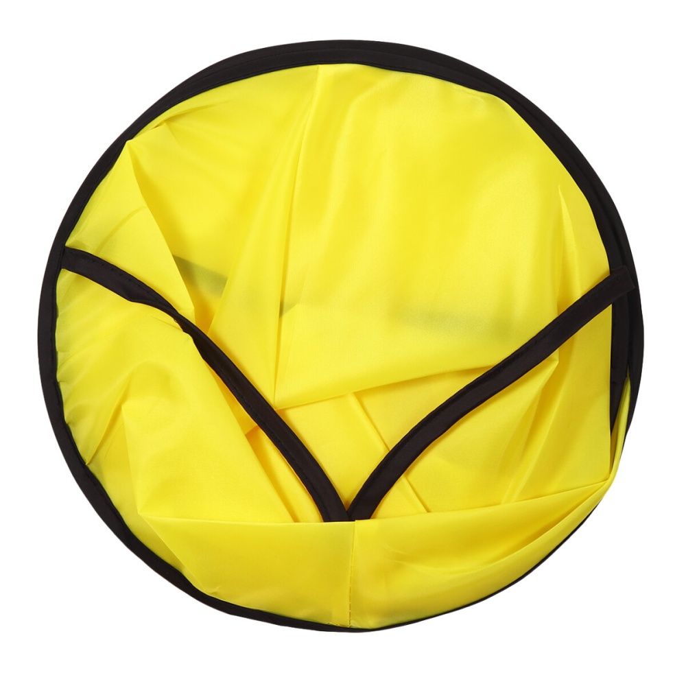 Hair Cutting Cloak Umbrella Cape Cutting Cloak Wrap Hair Shave Apron Hair Barber Gown Cover Household Cleaning Tool - Yellow - Image 2