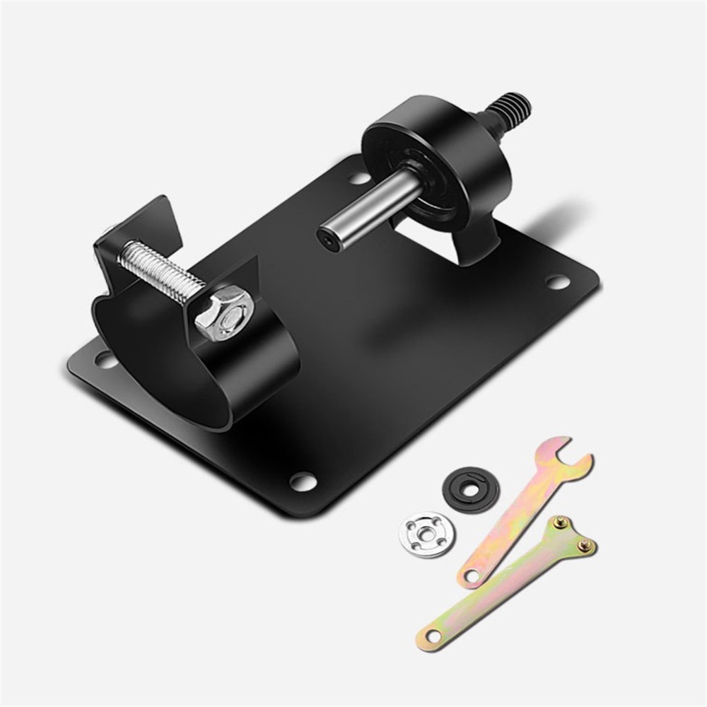 Electric Drill Polishing Cutting Seat Holder Bracket Set + 2 Wrenchs Metal Joints Saw Blade Accessories Short