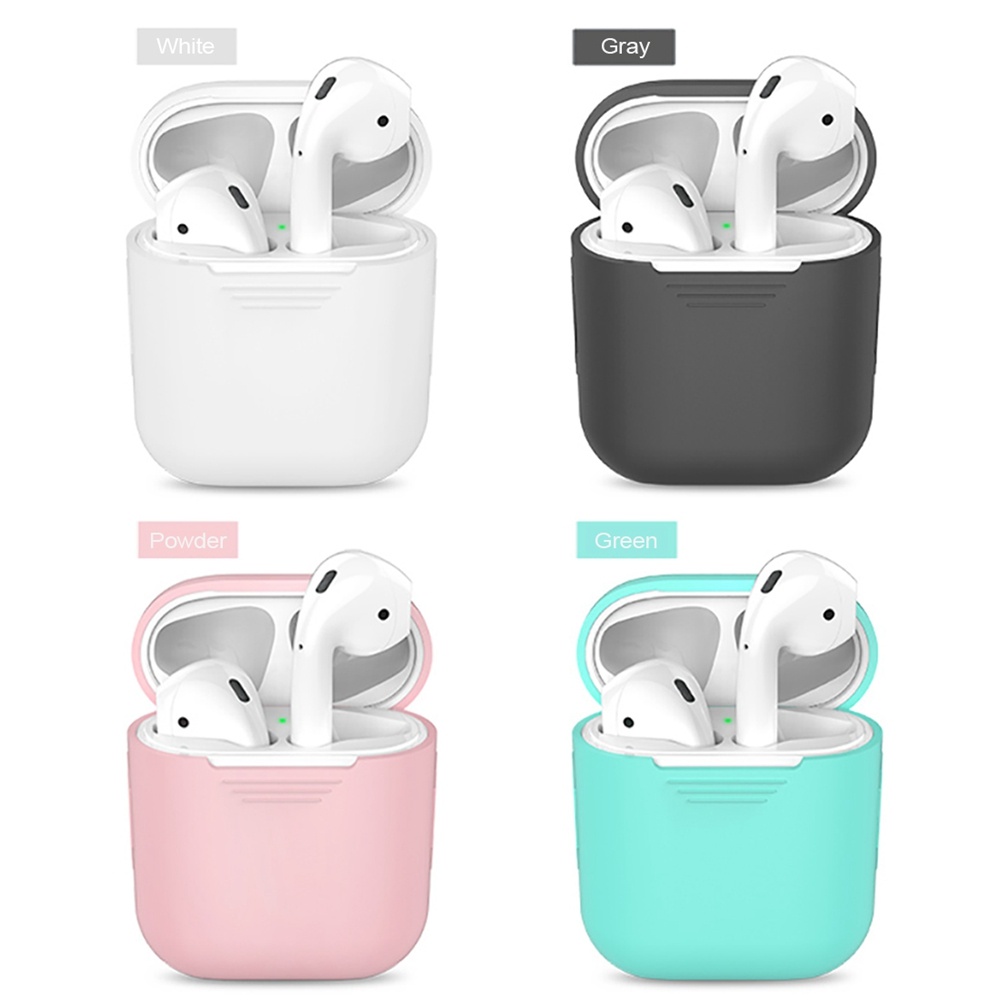 Storage Case for Bluetooth Earphones Protective Anti-drop Anti-dust Airpods Pink - Image 2