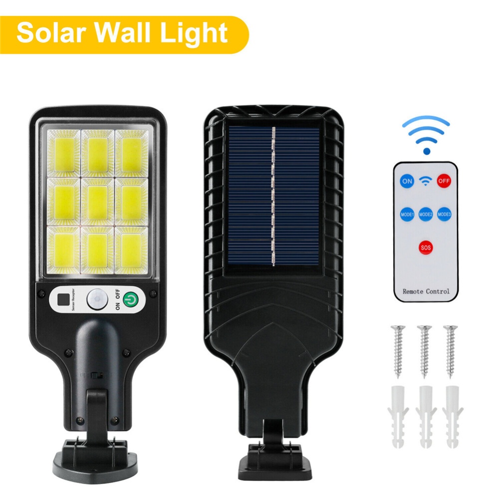 108cob Solar Led Wall Light Motion Sensing Outdoor Garden Waterproof Security Street With Pir Sensor Easy Installation (with remote control) - Image 3