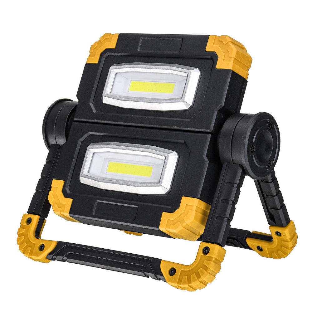 2000LM 200W USB Work Lamp Outdoor Searchlight Camping Light Waterproof Flood Spotlight For Hunting Camping Lantern - Grey - Image 2