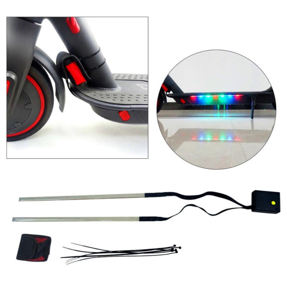 BIKIGHT Colorful Strip Light For M365 / Pro Electric Scooter 3 Modes Scooter Chassis Light Night LED Strip Light - Image 2