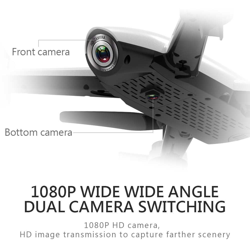 SG106 RC Drone Optical Flow 1080P 4K HD Dual Camera Real Time Aerial Video Quadcopter Aircraft Positioning RTF Toys Kids 720P single camera - Image 2