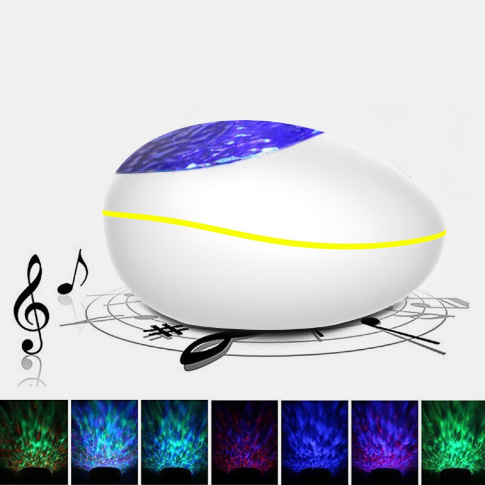 Bluetooth Upgrade Projection Lamp Remote Control Starry Sky Projection Lamp Multi-Function Colorful Night Light - Black