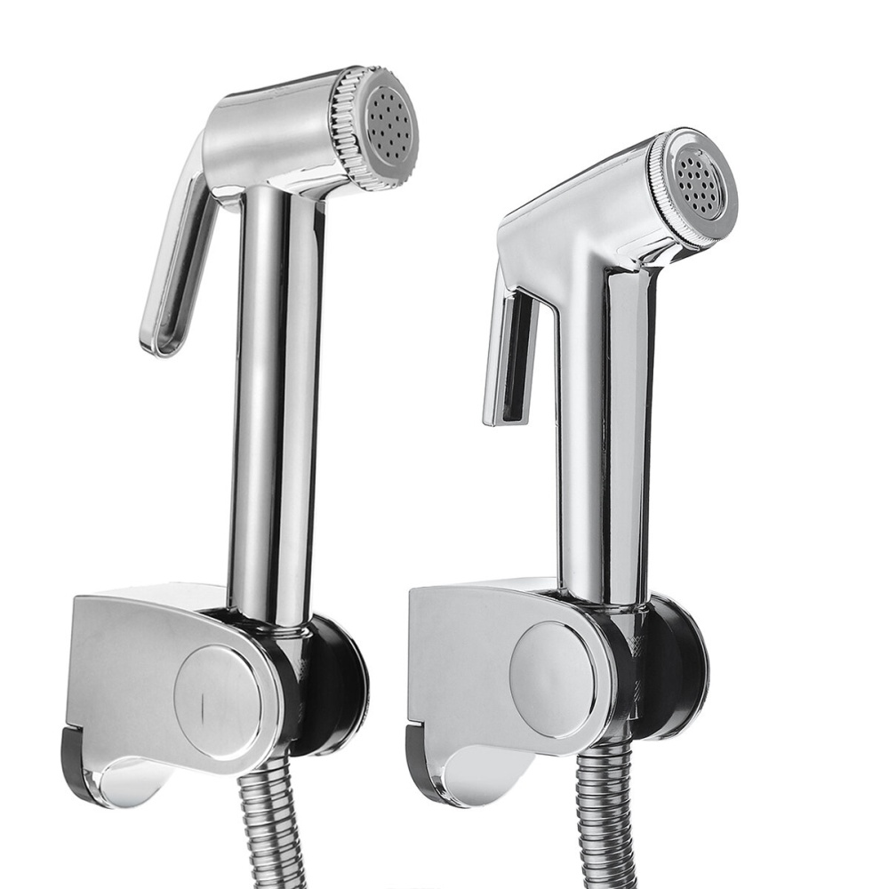 Bidet Douche Toilet Spray Shower Head Hose Diverter Sprayer Kit Hand Nozzle - Set 1