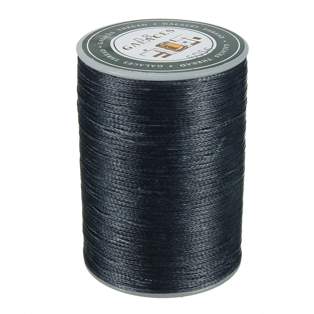 Waxed Thread 0.8mm 78m Polyester Cord Sewing Kit Stitching Leather Craft Bracelet - Navy - Image 2