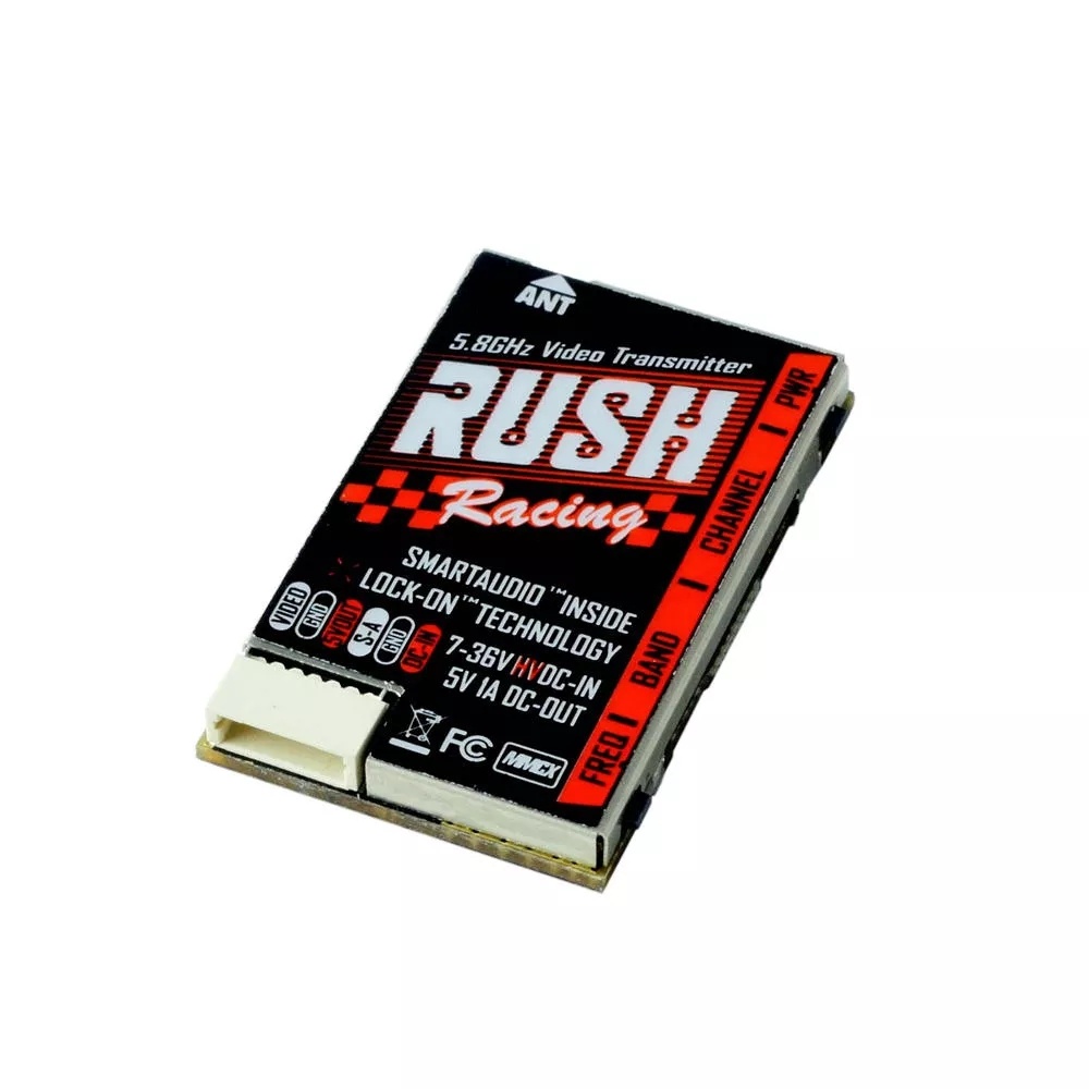 RUSH Tank Racing VTX 5.8G Smart Audio Video Transmitter 20/50/200/500mW for RC Drone Multi Rotor as shown - Image 2