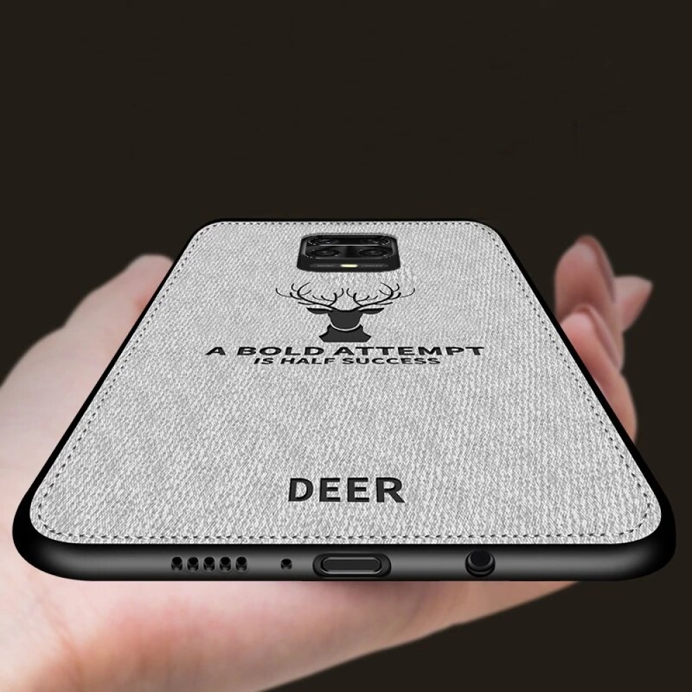 for Xiaomi Redmi Note 9S / Redmi Note 9 Pro / Redmi Note 9 Pro Max Case  Deer Classic Breathable Canvas Cloth Shockproof Protective Case Non-origina - Image 2