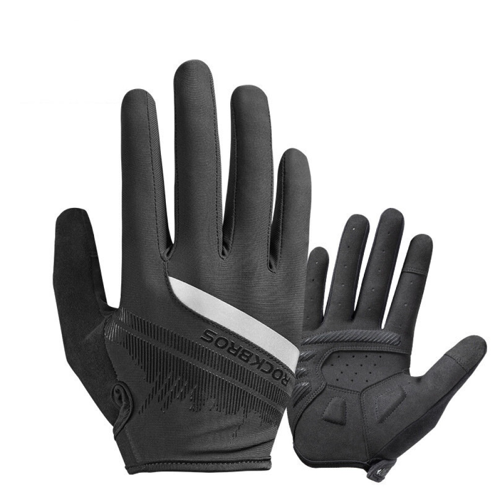 ROCKBROS Bike Gloves Full/Half Finger Sports Gloves Shockproof Breathable Men Women Cycling Equipment - S A