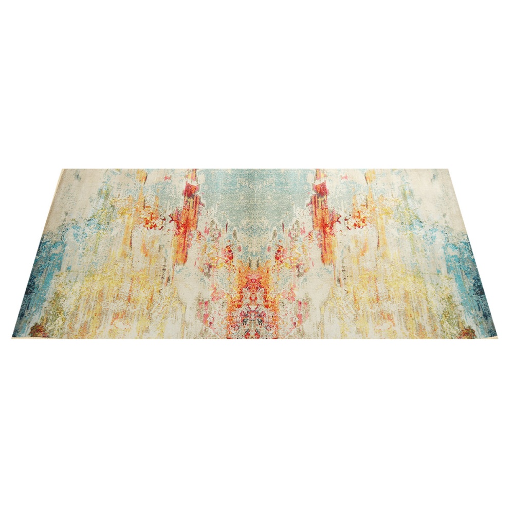 Non Slip Area Rugs Tie-Dyed Hallway Runner Carpet Living Room Bedroom Floor Mat - 80x120cm - Image 2