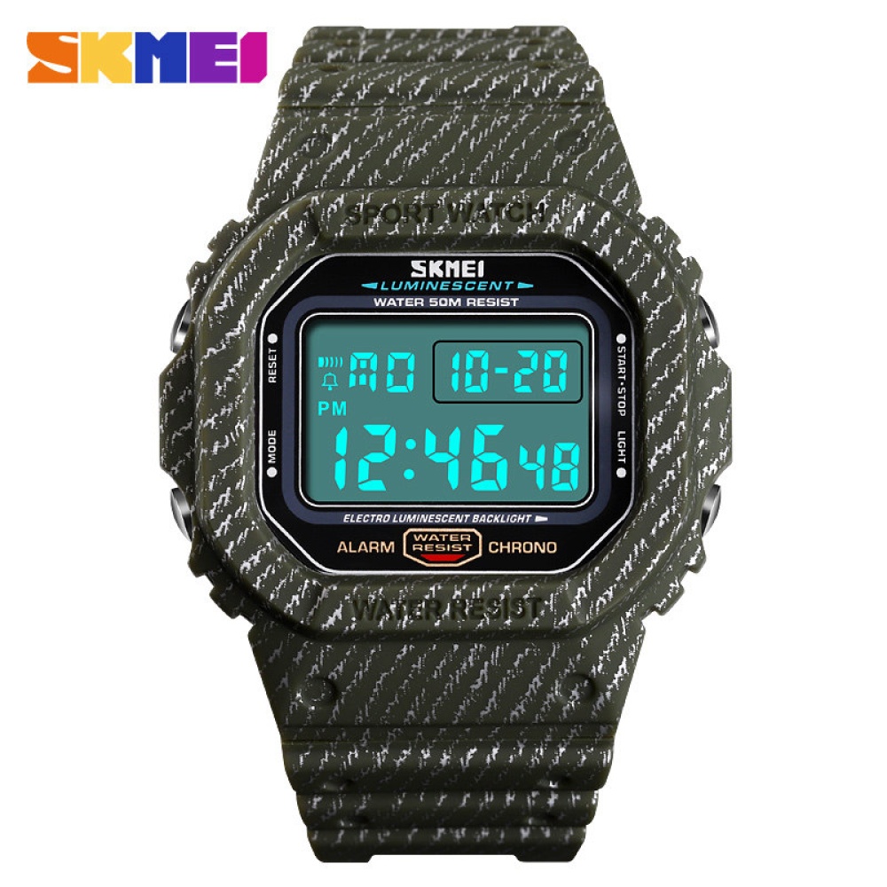 SKMEI Outdoor Sport Hommes Regarder Army Green