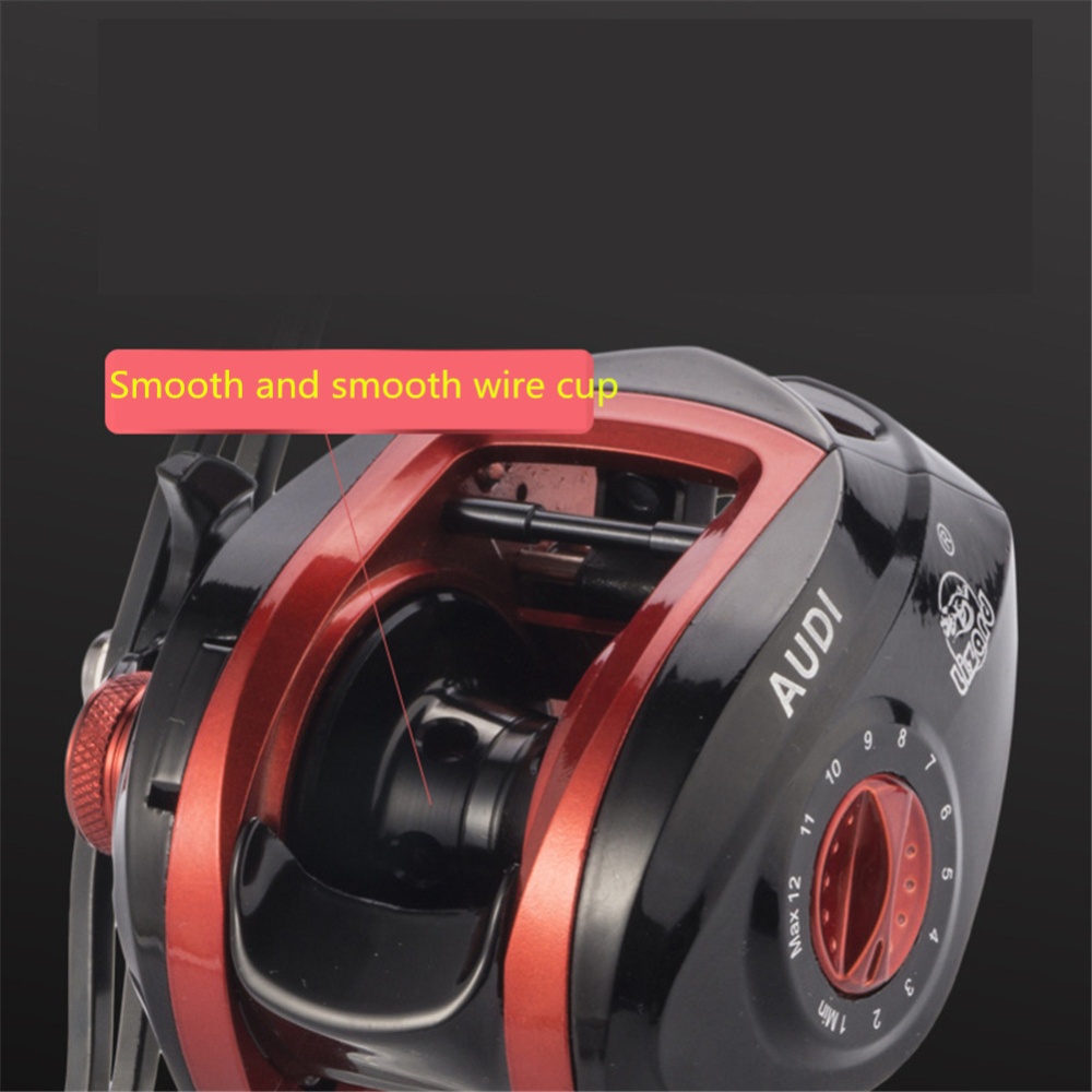 Fishing Reel Full Metal Spool Anti-explosion Line Raft High Speed Ratio Low-profile 10.1 ratio left hand - Image 3