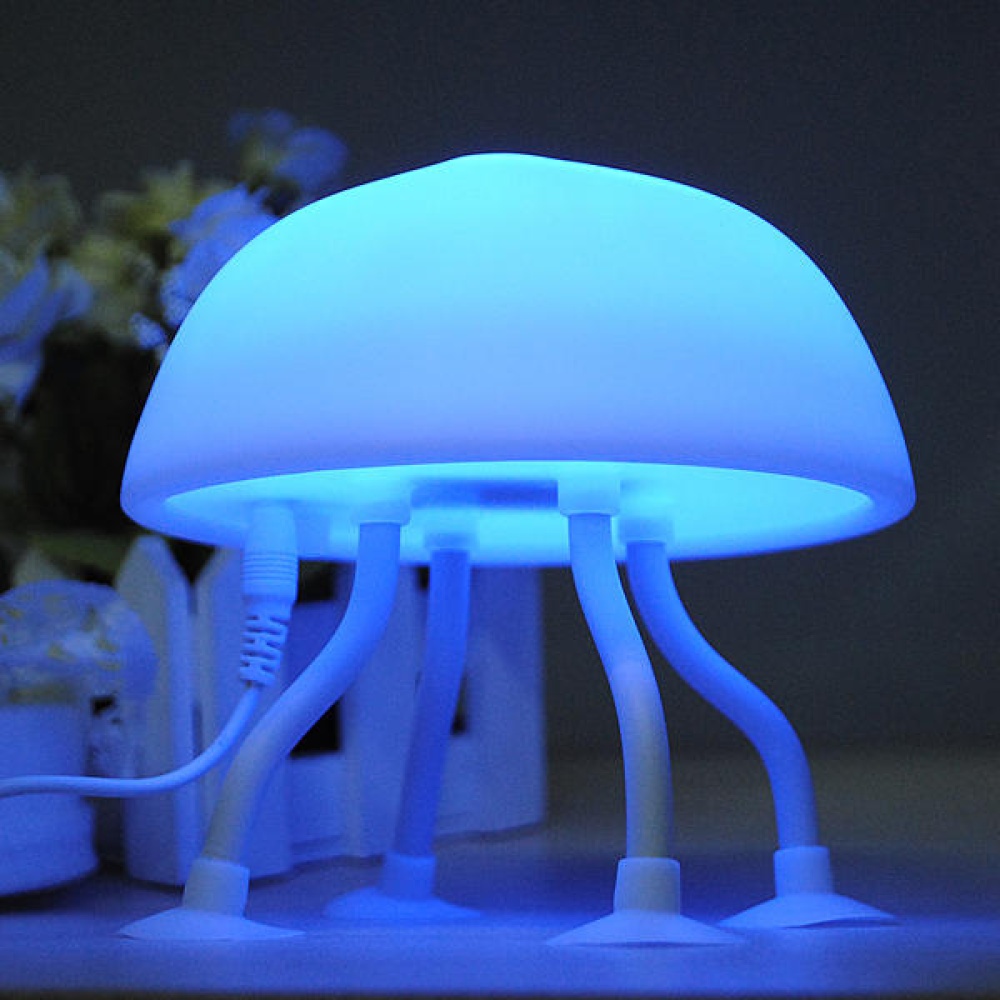 DIY LED Jellyfish Lamp Desk Lamp Small night light - Image 2