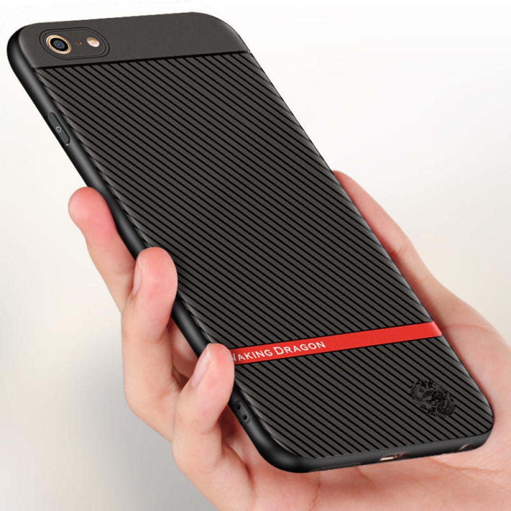 Carbon Fiber Anti Fingerprint Protective Case For iPhone 6s/iPhone 6 4.7" - white - Image 2