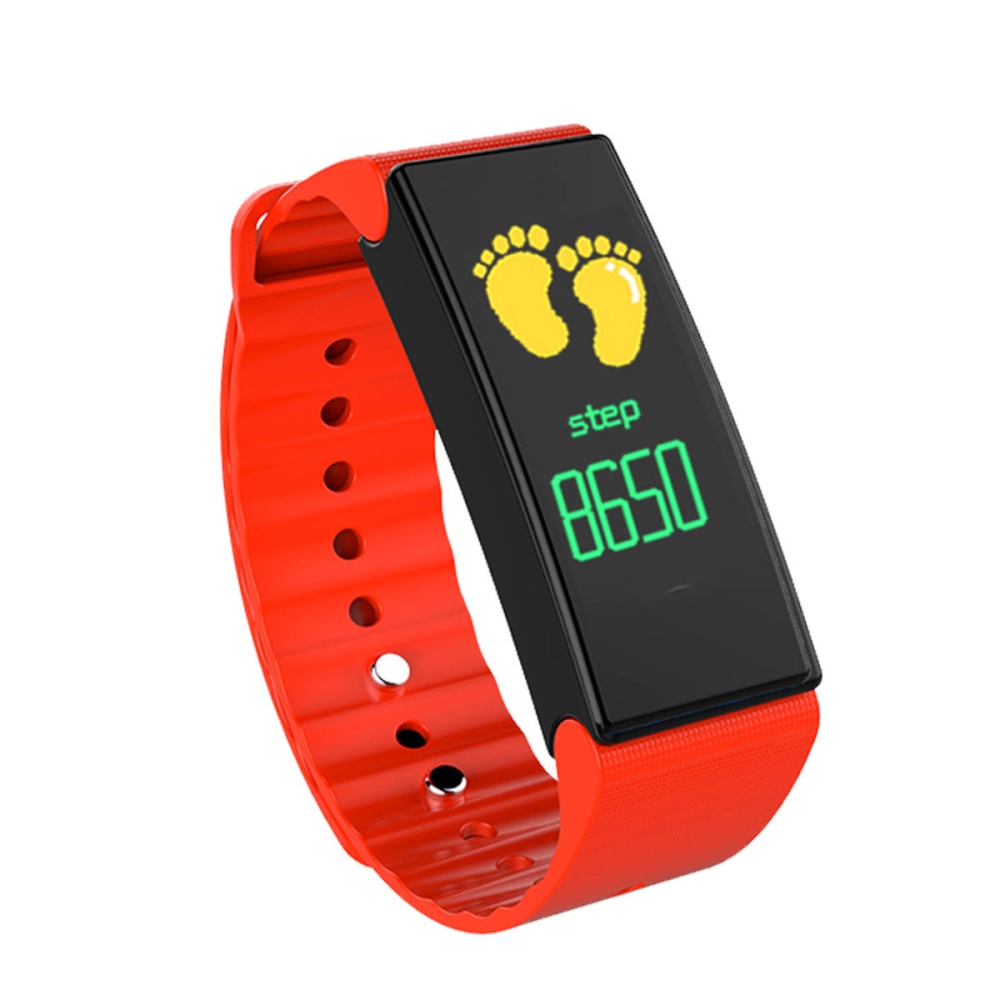 KALOD D1 Plus 0.96''Color Screen Sleep Monitoring IP67 Waterproof Fitness GPS Tracker Smart Bracelet - Orange - Image 2