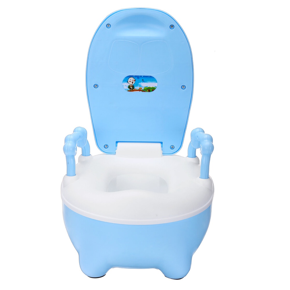 Children's Toilet Drawer Type Plastic Stool for Baby - Blue - Image 2