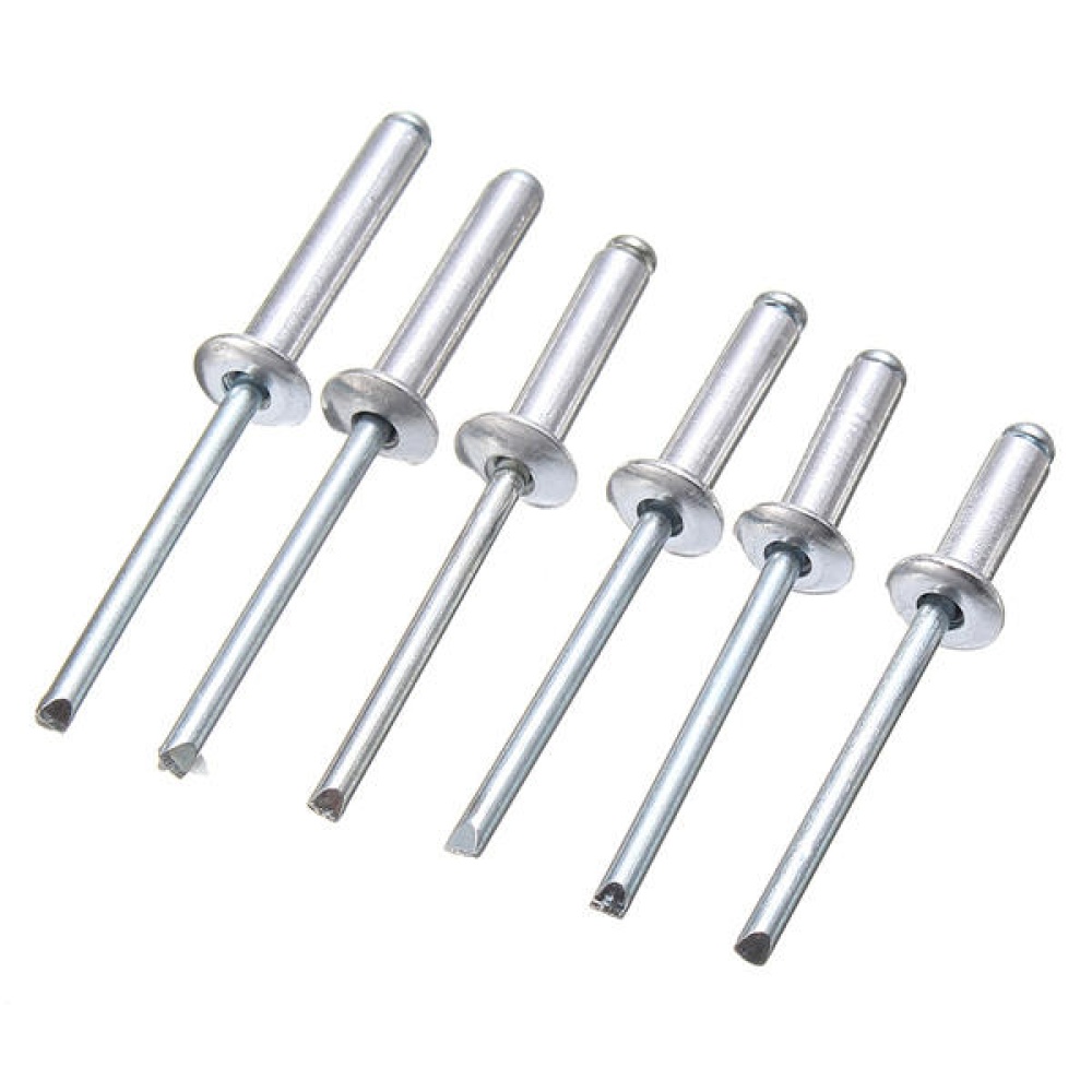 M4 Aluminium Open End Blind Rivets Dome Head with Break Pull Mandrel 100Pcs - 25mm - Image 2