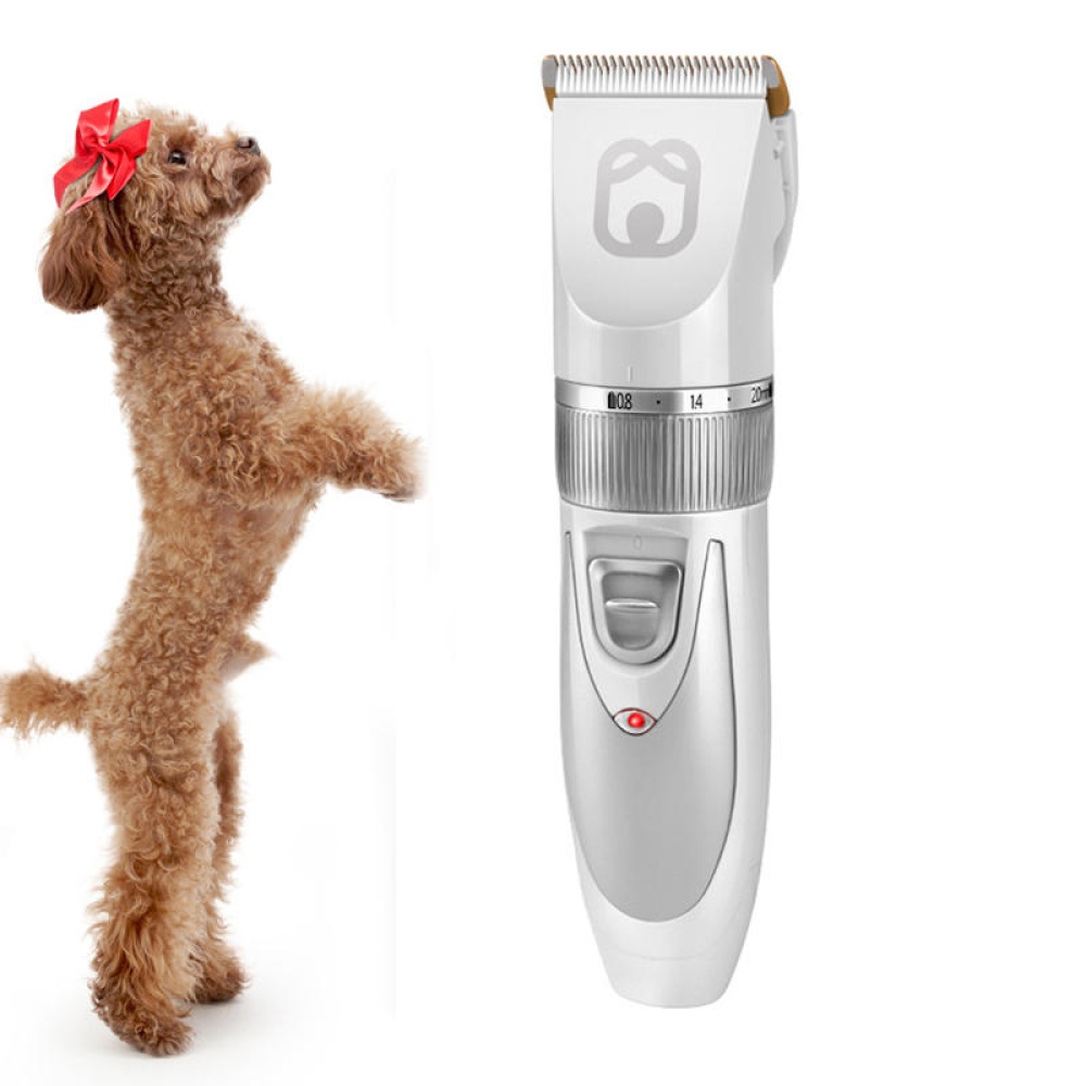 Professional Quiet Mute Cordless Grooming Kit Rechargeable Pet Dog Cat Clipper Hair Electric Shaver Titanium Stainless Steel Cutting Machine - Image 2