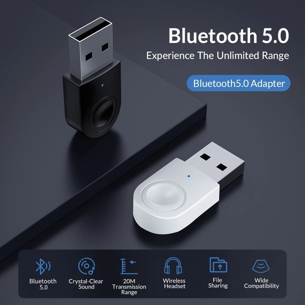 ORICO BTA-608 bluetooth 5.0 Adapter USB Dongle Receiver Wireless Transfer Connector for Laptop - Image 2