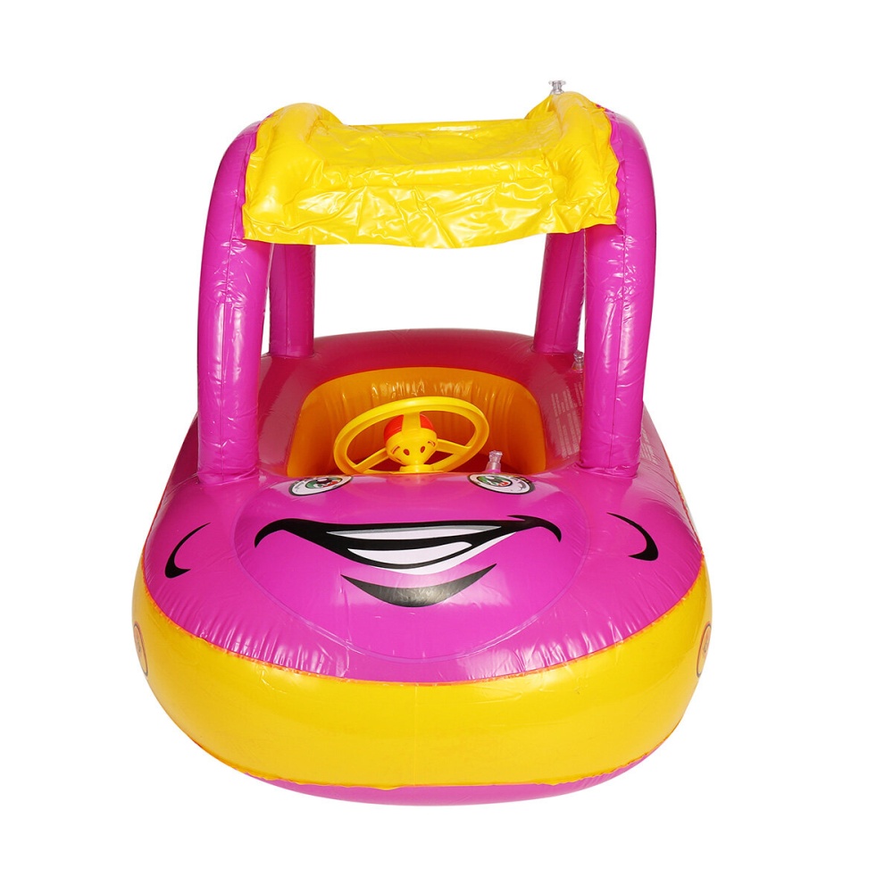 Inflatable Sunshade Safety Car Baby Float Seat Boat Swim Water Pool - Image 2