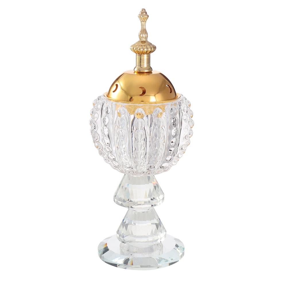 Arabian Incense Burner Bakhoor Metal Eid Traditional Mabkhara Home Decor - Image 2