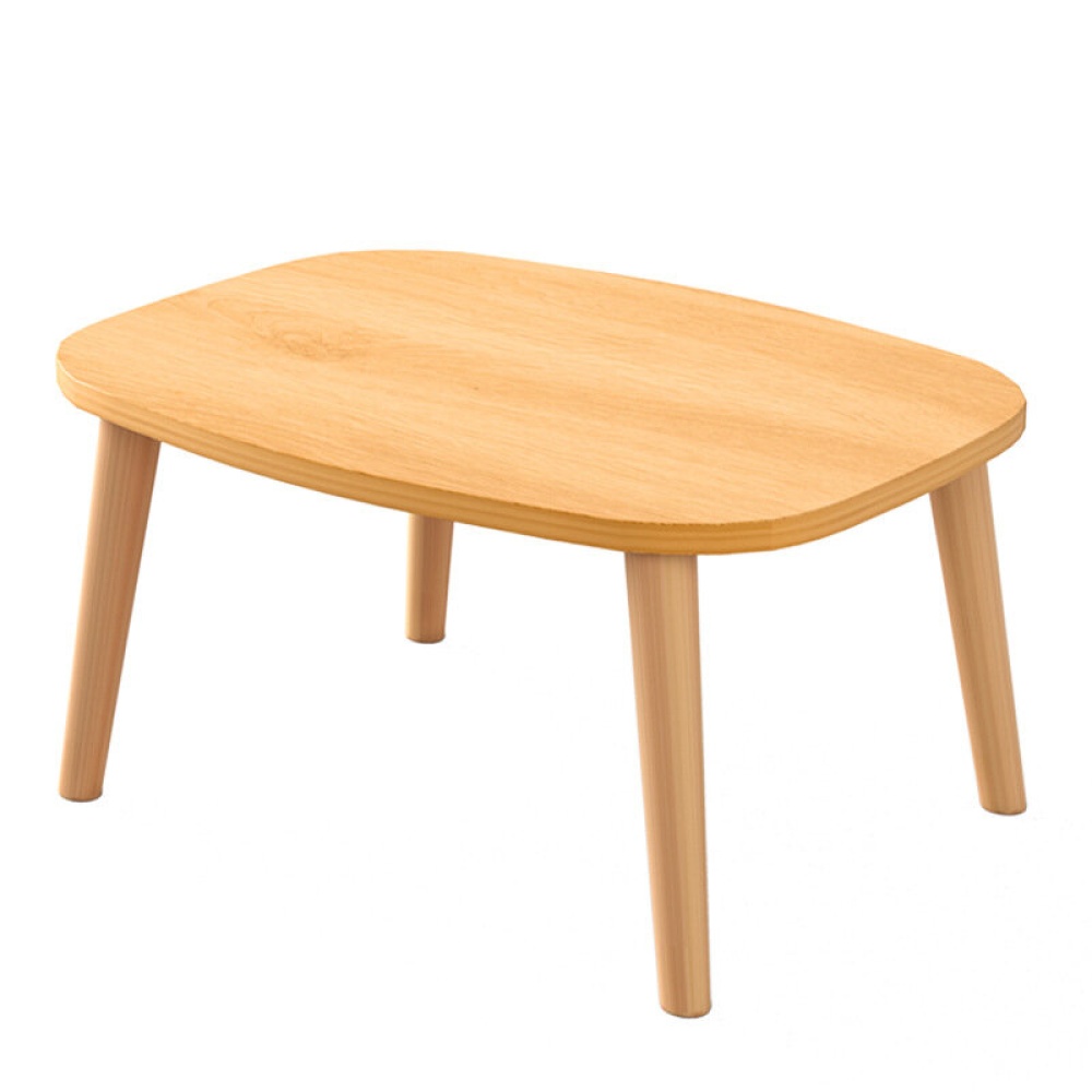 Kang Table Bay Window Table Japanese Balcony Solid Wood Tatami Table Small coffee table for Home - White S 1