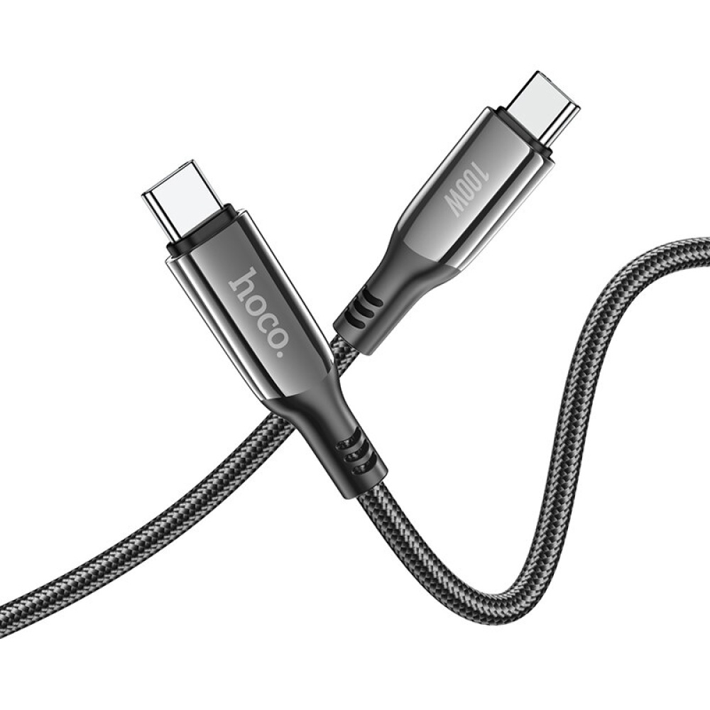 HOCO S51 100W USB-C to USB-C Cable PD3.0 Power Delivery QC4.0 Digital Display Fast Charging Data Transmission Cord Line 1.2m long For Samsung Galaxy - Image 2