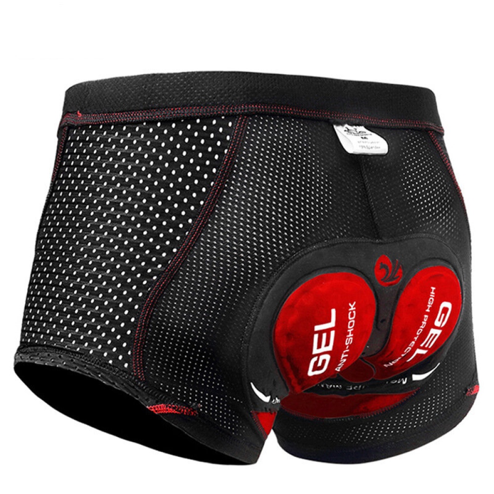 X-TIGER 5D Men's Padded Bike Shorts Quick Dry Breathable Shock Absorption Cycling Shorts - L