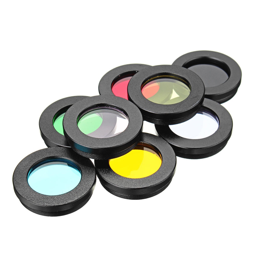 8Pcs/set 1.25inch Lens Filter Kit Nebula Filter Moon Sun Filter For Telescope Eyepiece Accessories - Image 2