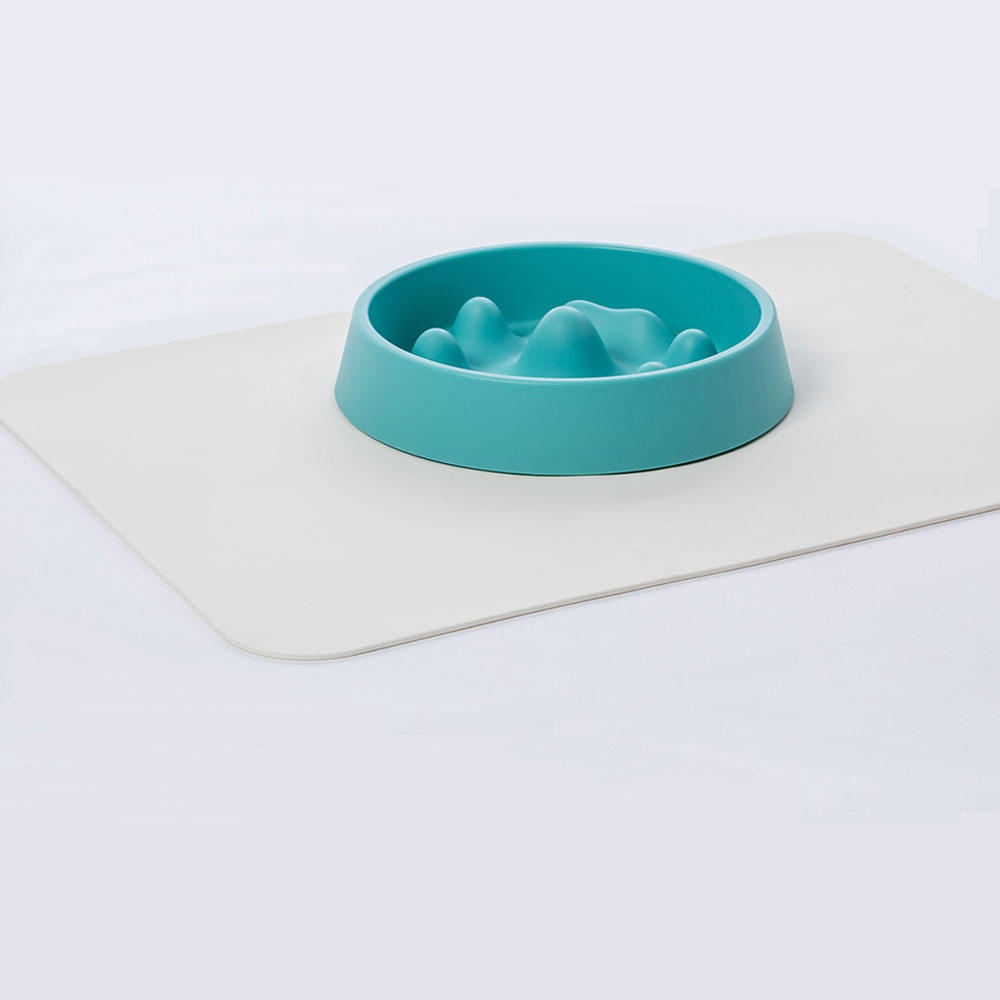 Jordan&Judy JJ-PE0011 Pet Feeding Mat Foldable Silicone Waterproof Anti-spill Dog Food Placemat From - Gray S - Image 2