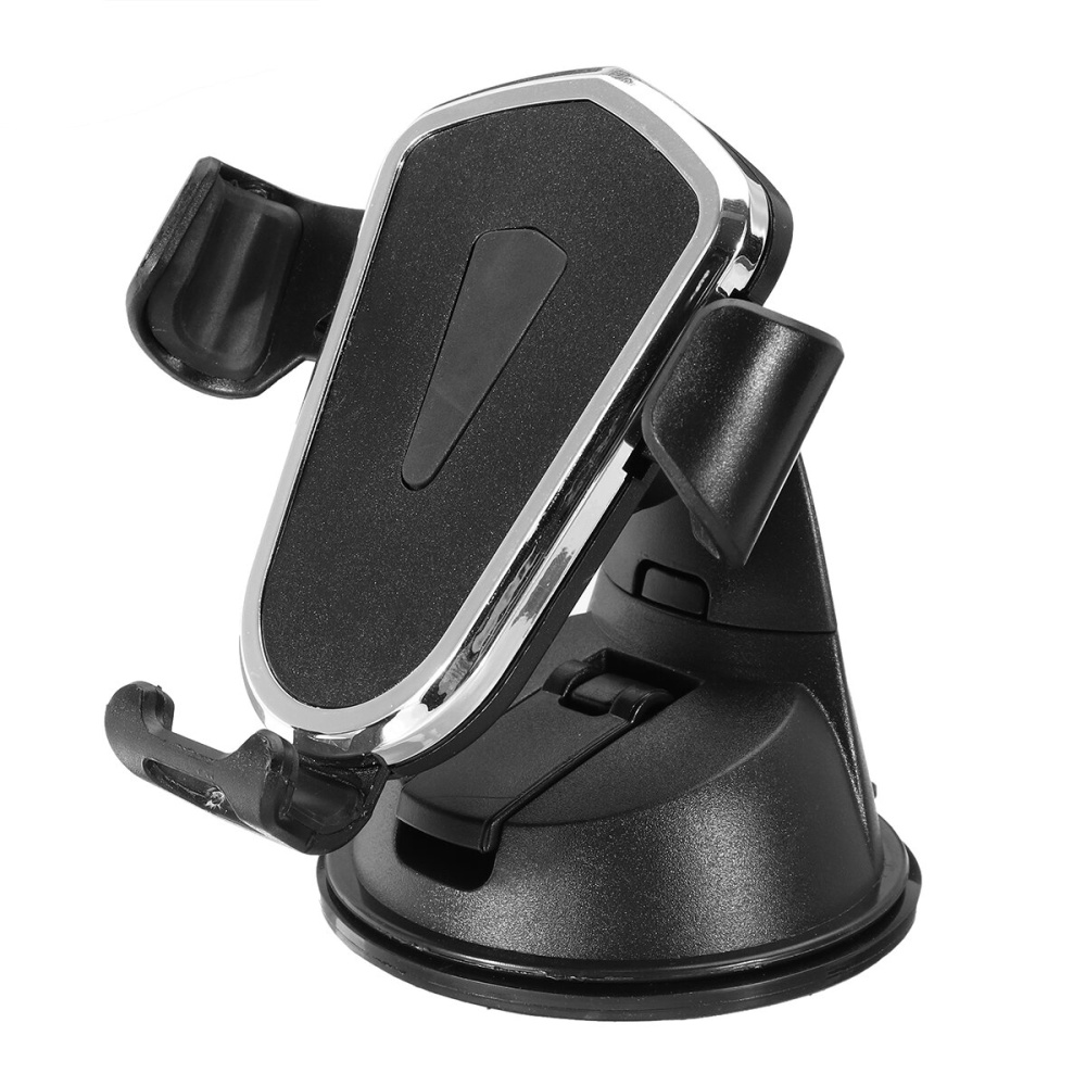 Universal Gravity Linkage Auto Lock Car Air Vent Mount Dashboard Holder for iPhone Xiaomi Mobile Phone - White - Image 2