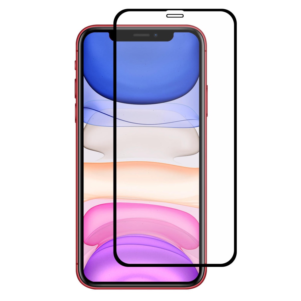 Enkay Full Glue Tempered Glass Screen Protector + Rear Camera Lens Protector for iPhone 11 6.1 Inch - Image 2