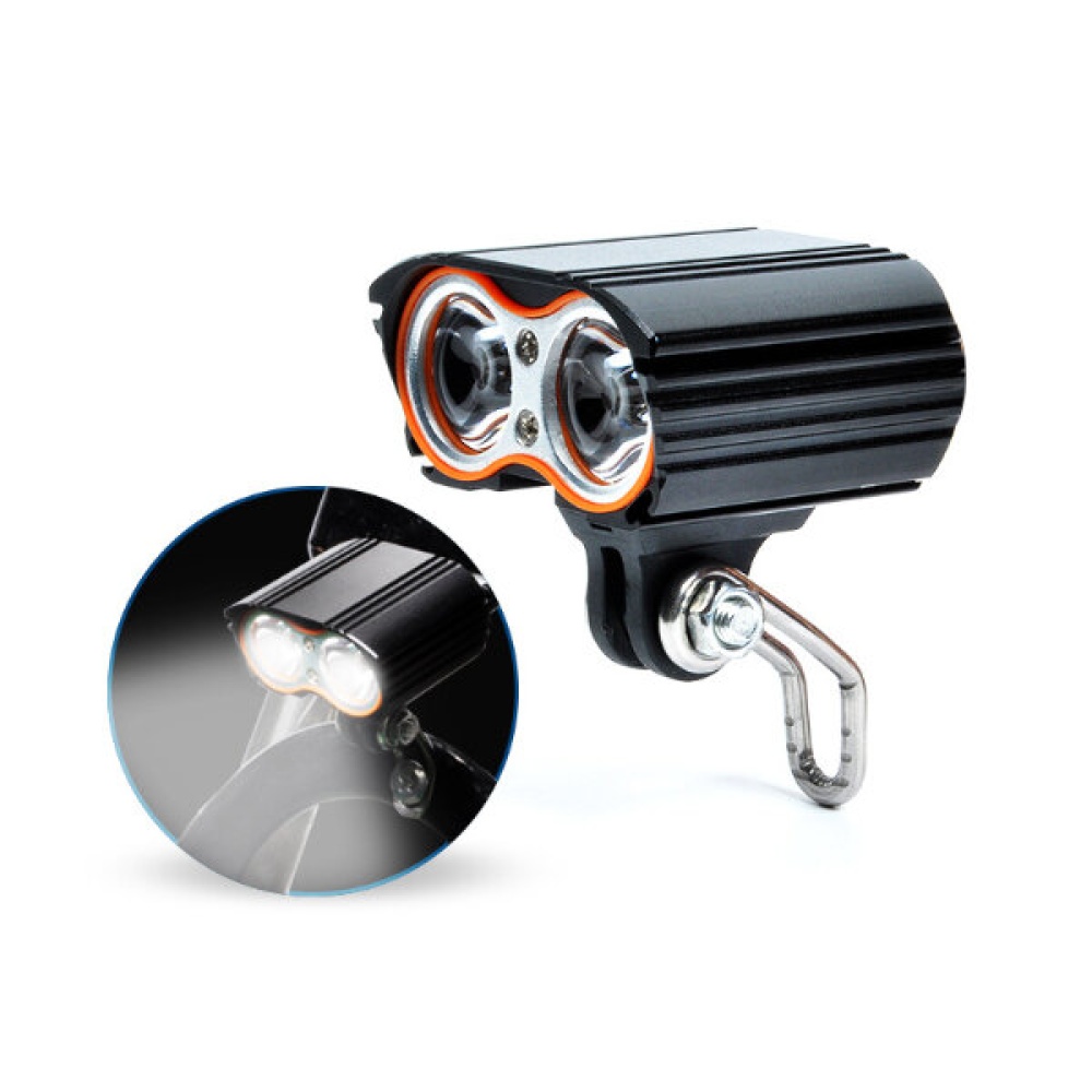 XANES® DL24 1600LM Dual T6 LED Bike Light 4 Modes Waterproof E-bike Electric Scooter Lamp Headlight For Cycling Camping