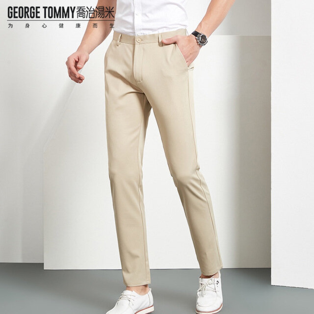 Men's Business Casual Pants Anti-wrinkle Pants - 31 Gray