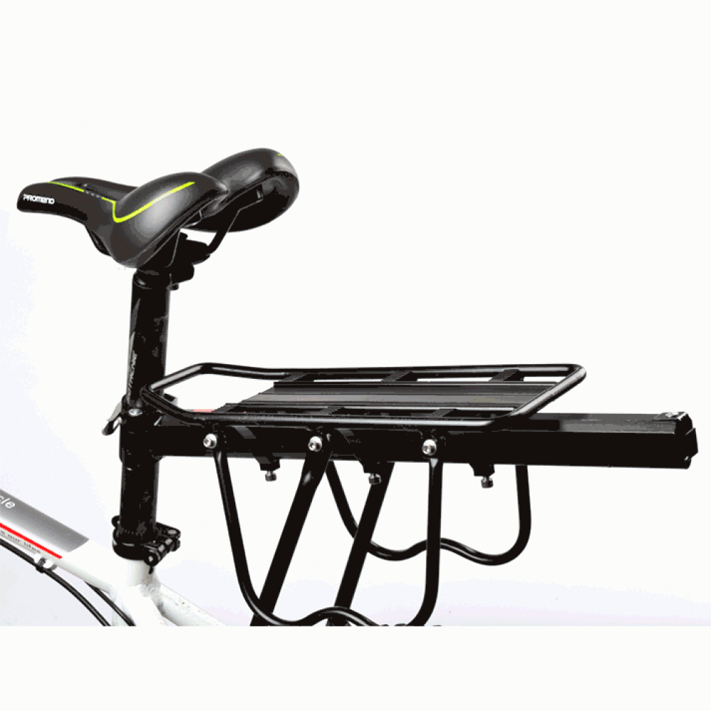 PROMEND 150kg Capacity Quick Dismantle Bicycle Racks Bicycle Luggage Carrier Aluminum Alloy Install Component
