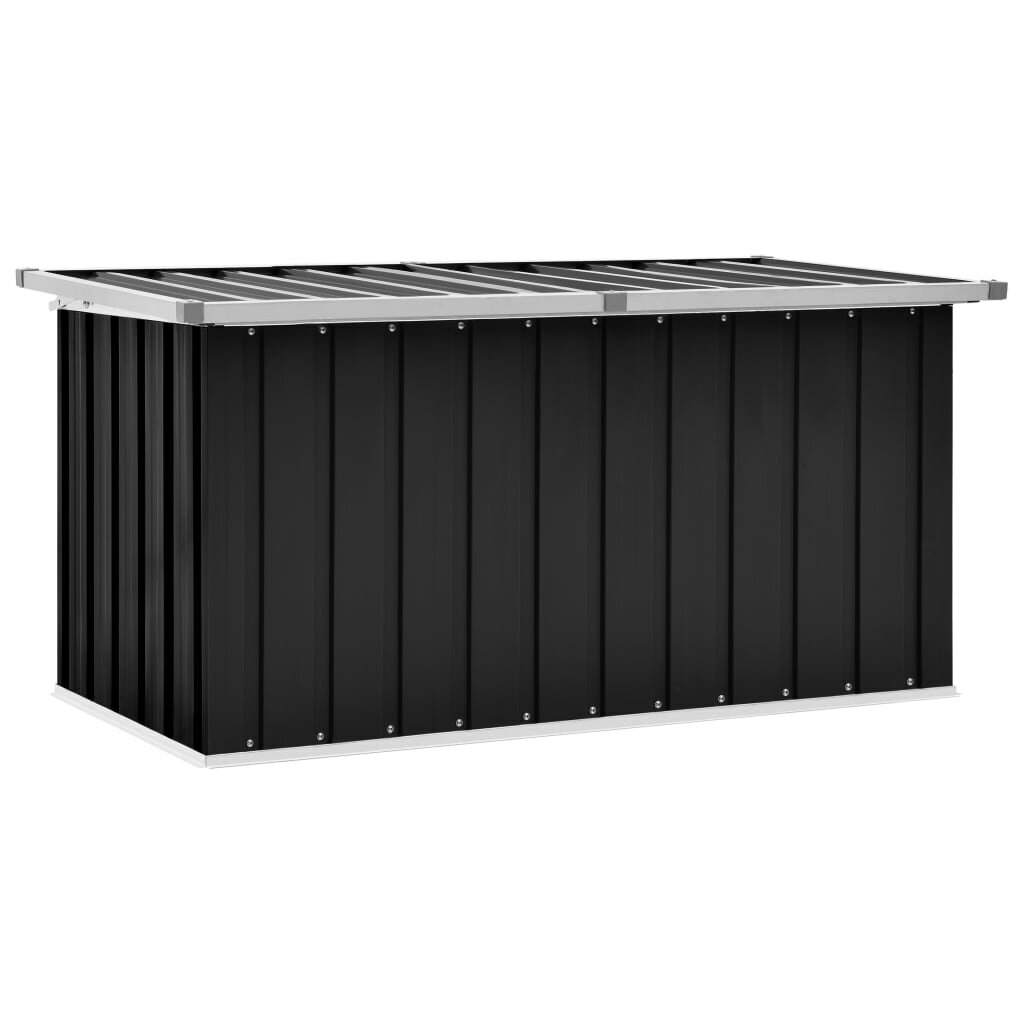 Garden Storage Box Galvanized Steel Easy-Assemble Garden Toolbox for Storing Cushion, Pillows, Blankets - Image 2