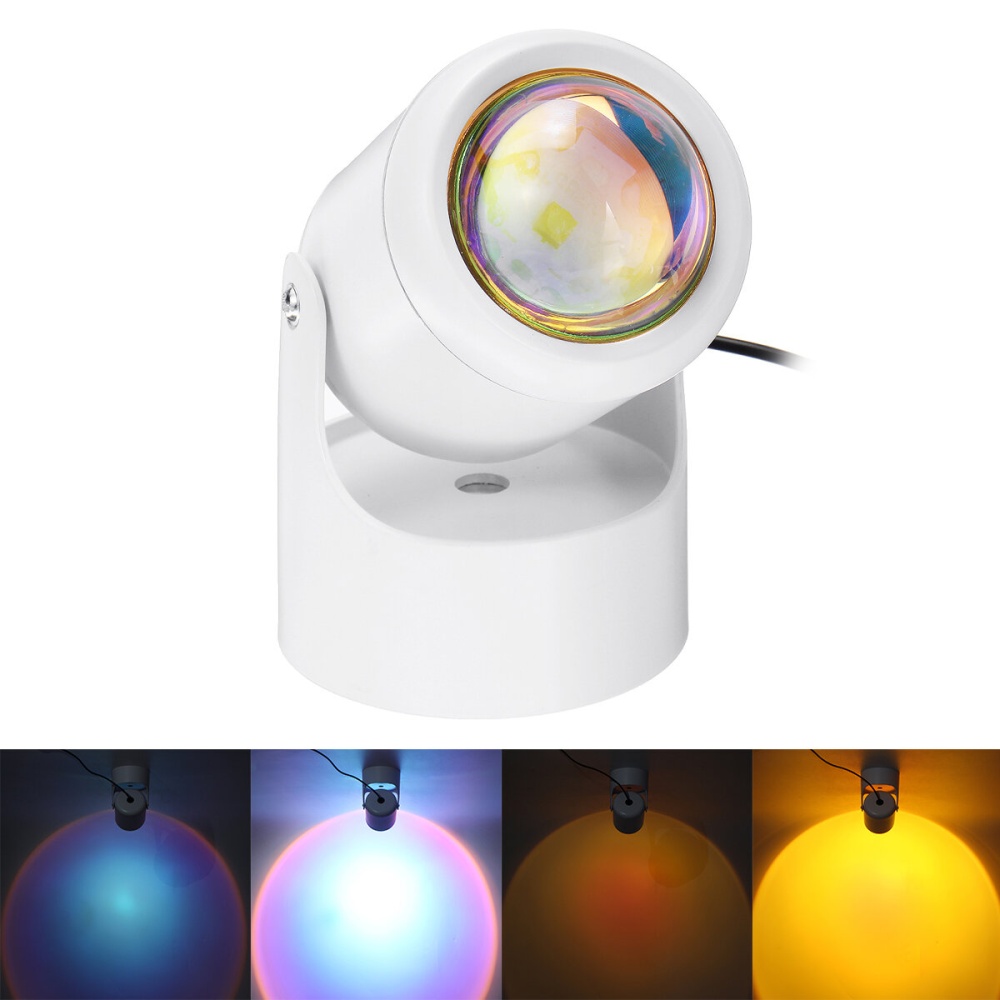 LED Sunset Projection Lamp Decoration Floor Bedroom Atmosphere Light Table Lamp - Type A