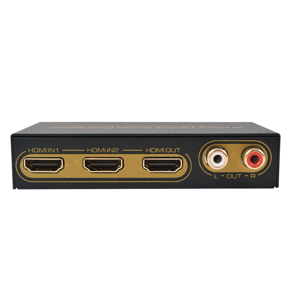 HDMI 2 Port Audio Extractor Splitter Supports 4K@60Hz/ UHD/ ARC/ EDID UK plug - Image 3