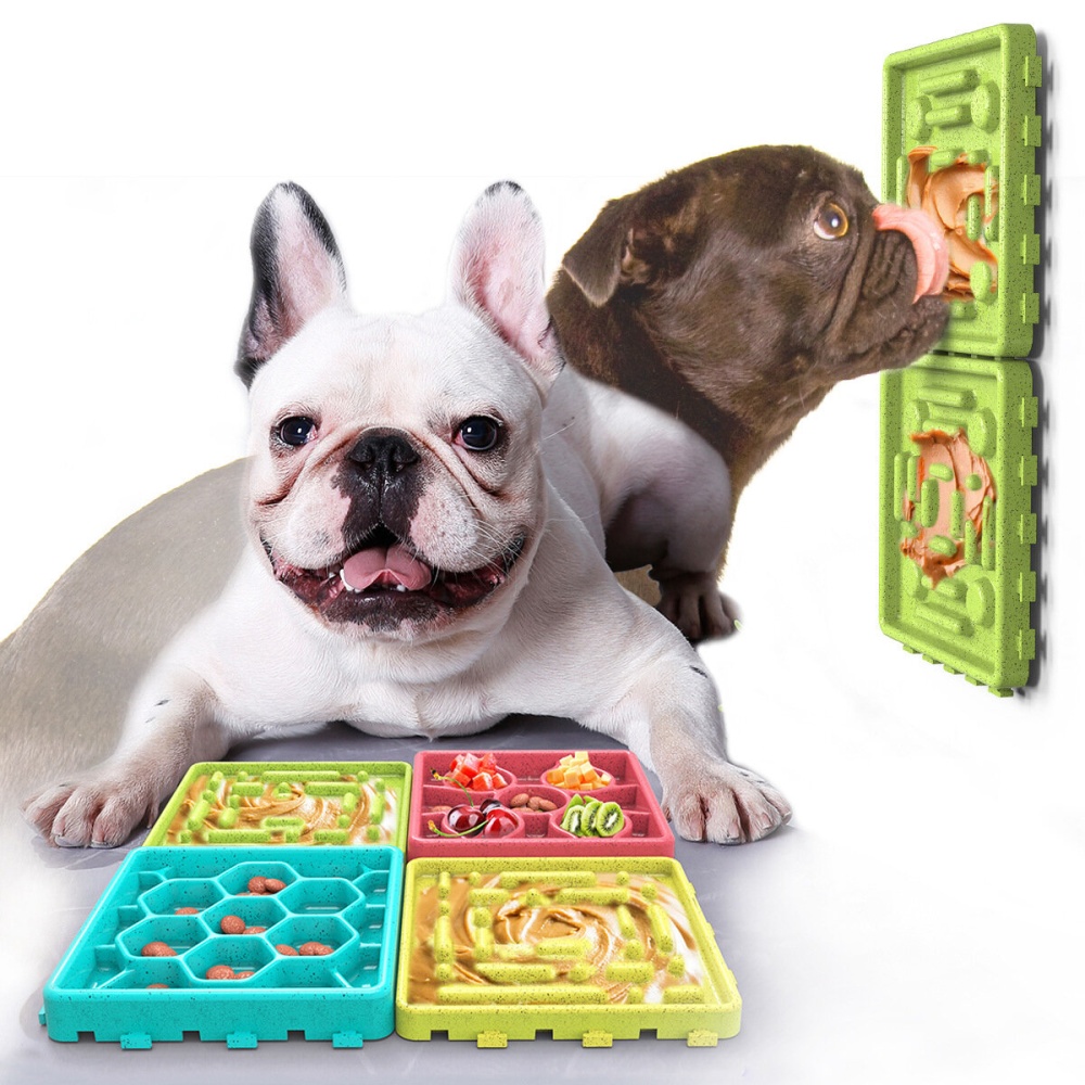 4PCS Pet Bowls Combination Dog Licking Tray Dog Anti-sucking Funny Bowl Pet Slow Food Interactive Puzzle Pet Toy - 2 - Image 2