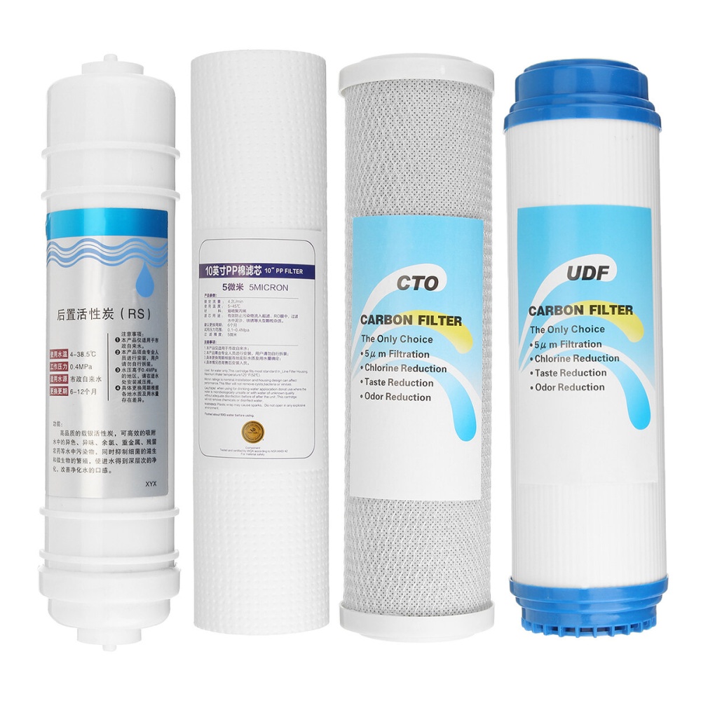 4Pcs Replacement Water Filter Set Reverse Osmosis Systems Water Purifier Set - Image 2